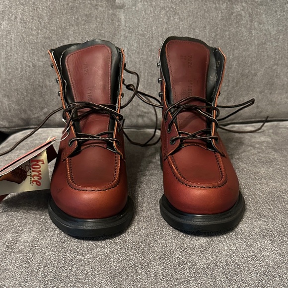 Men's Redwing Supersole Brown Leather Boots - Picture 1 of 8